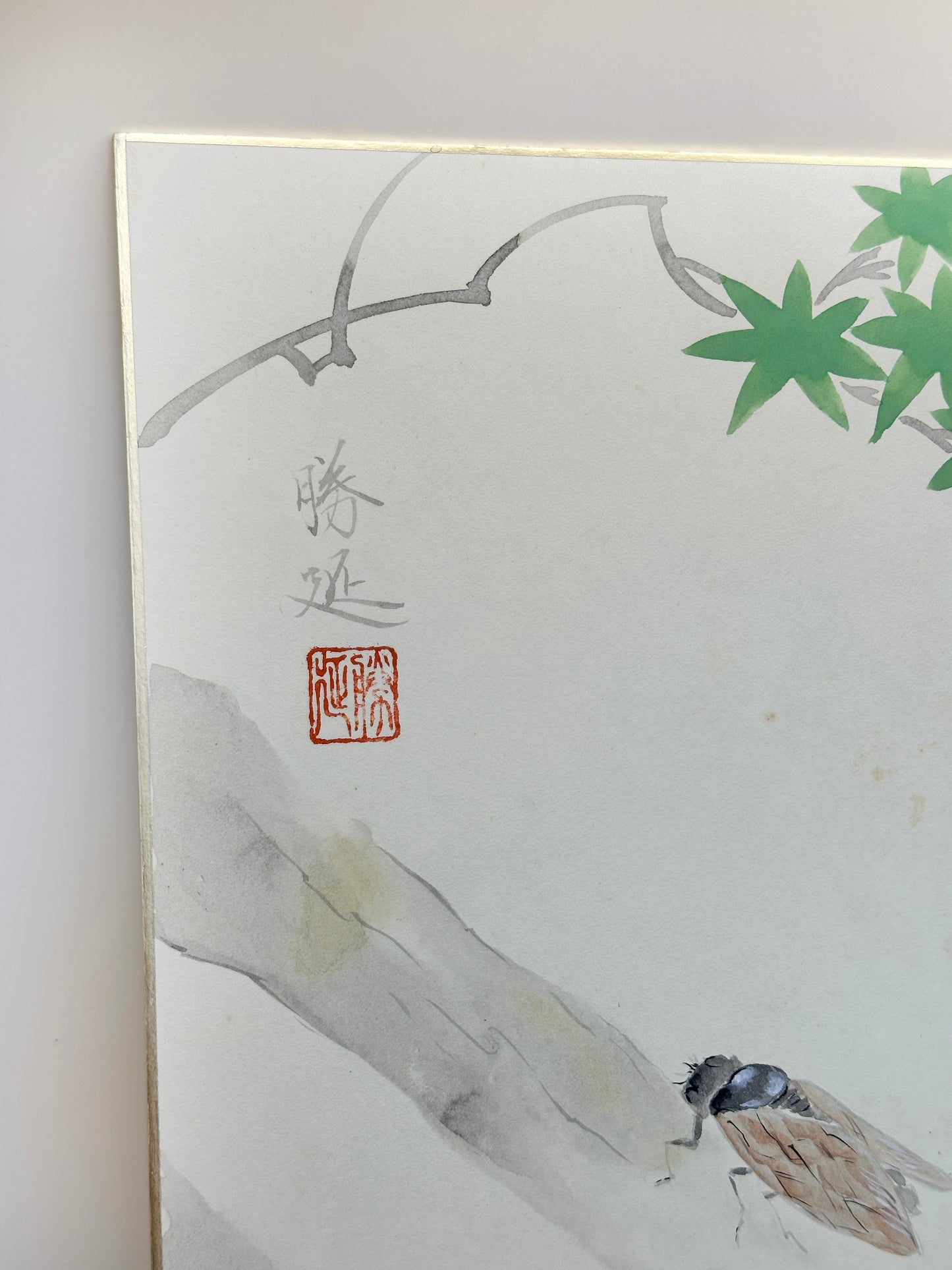 SHP184 - Hand-Painted Shikishi by Kawahito Katsunobu 川人勝延