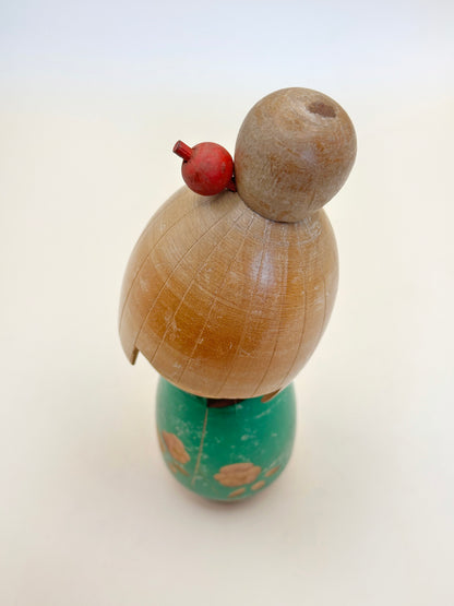 K15094 - Sōsaku Kokeshi by Sato Suigai 佐藤翠涯