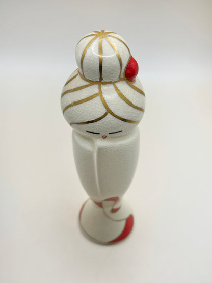 K20100 - Sosaku Kokeshi of Satsuma-yaki 薩摩焼
