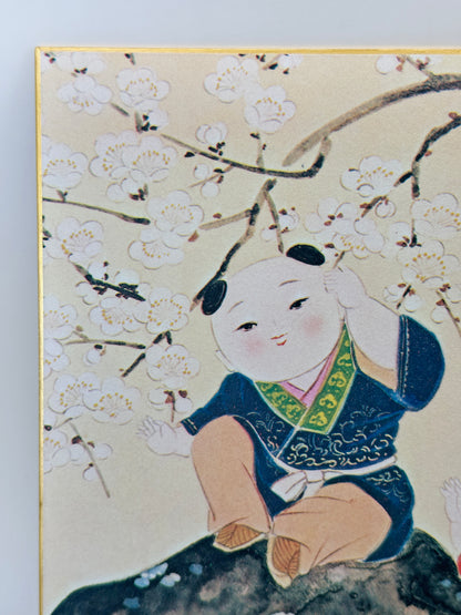 SHP269 - Shikishi Print of Edo Karako 江戸唐子
