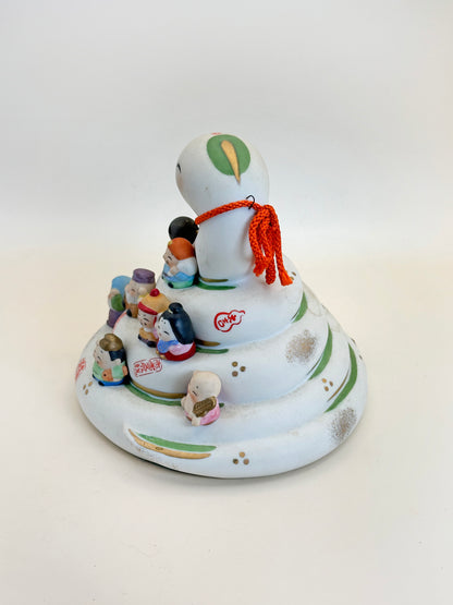 FT249 - Shōfuku Eto Snake Figurine by Yakushigama 薬師窯