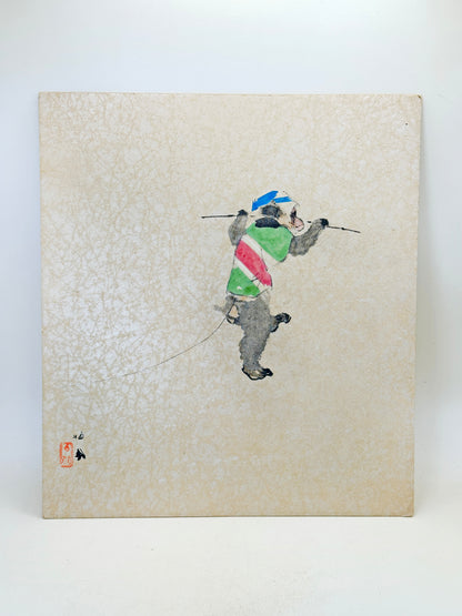 SHP280 - Lámina Shikishi de Takeuchi Seihō 竹内栖鳳