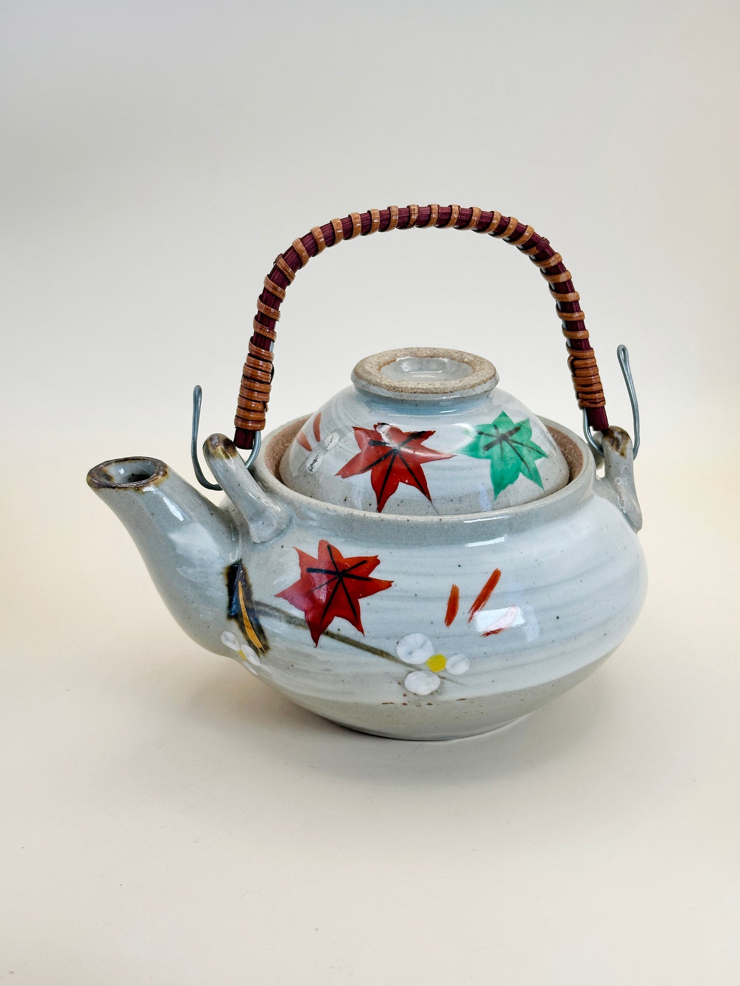 TB85 - Mino-yaki Tea Pot Manpō Kiln 萬宝窯