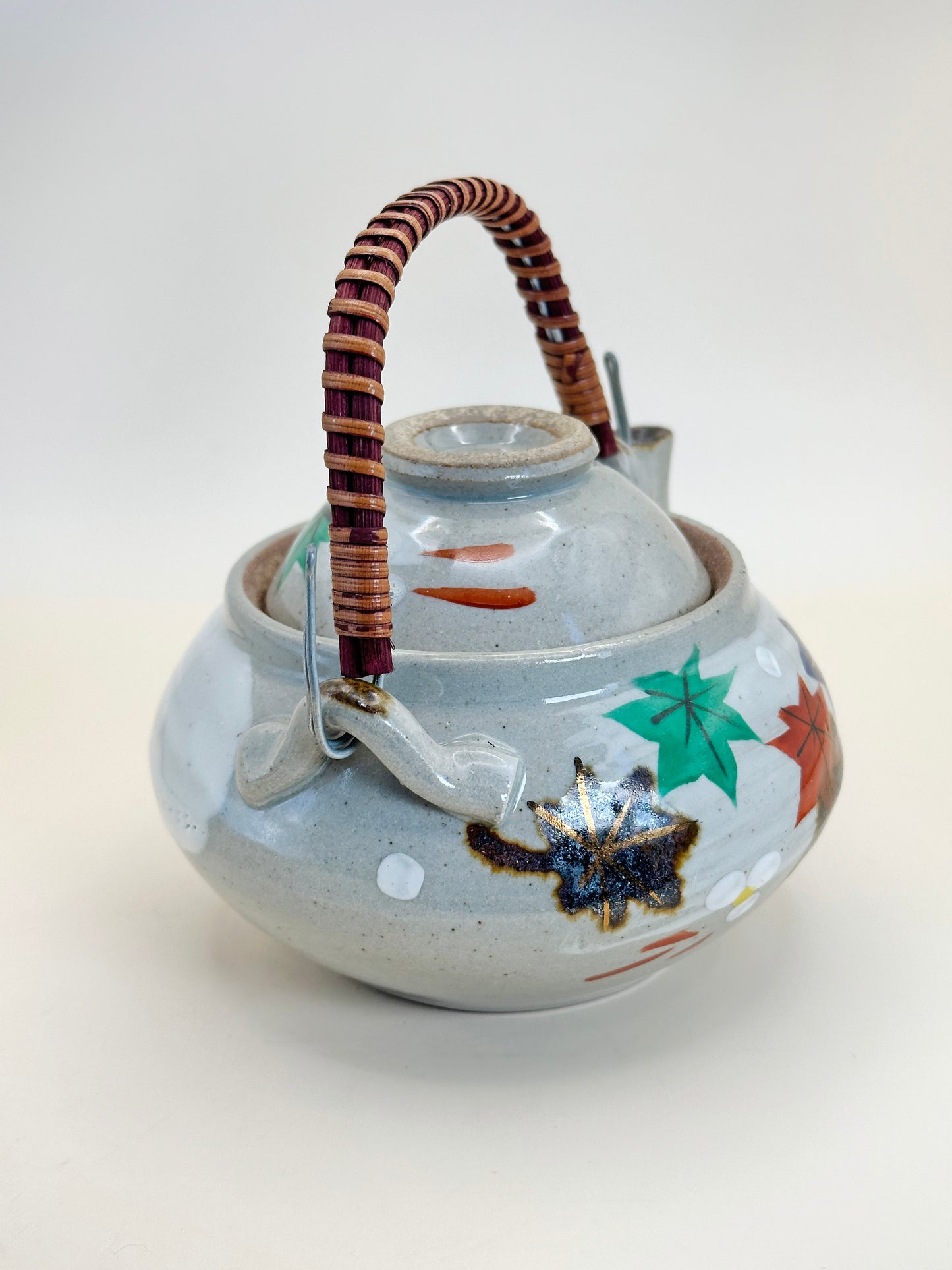 TB85 - Mino-yaki Tea Pot Manpō Kiln 萬宝窯