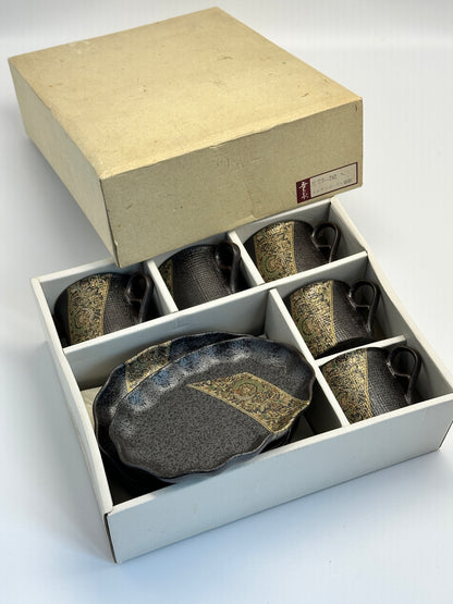 TB117 - Mino Ware Cup and Saucer set by Kōsen-gama 美濃焼