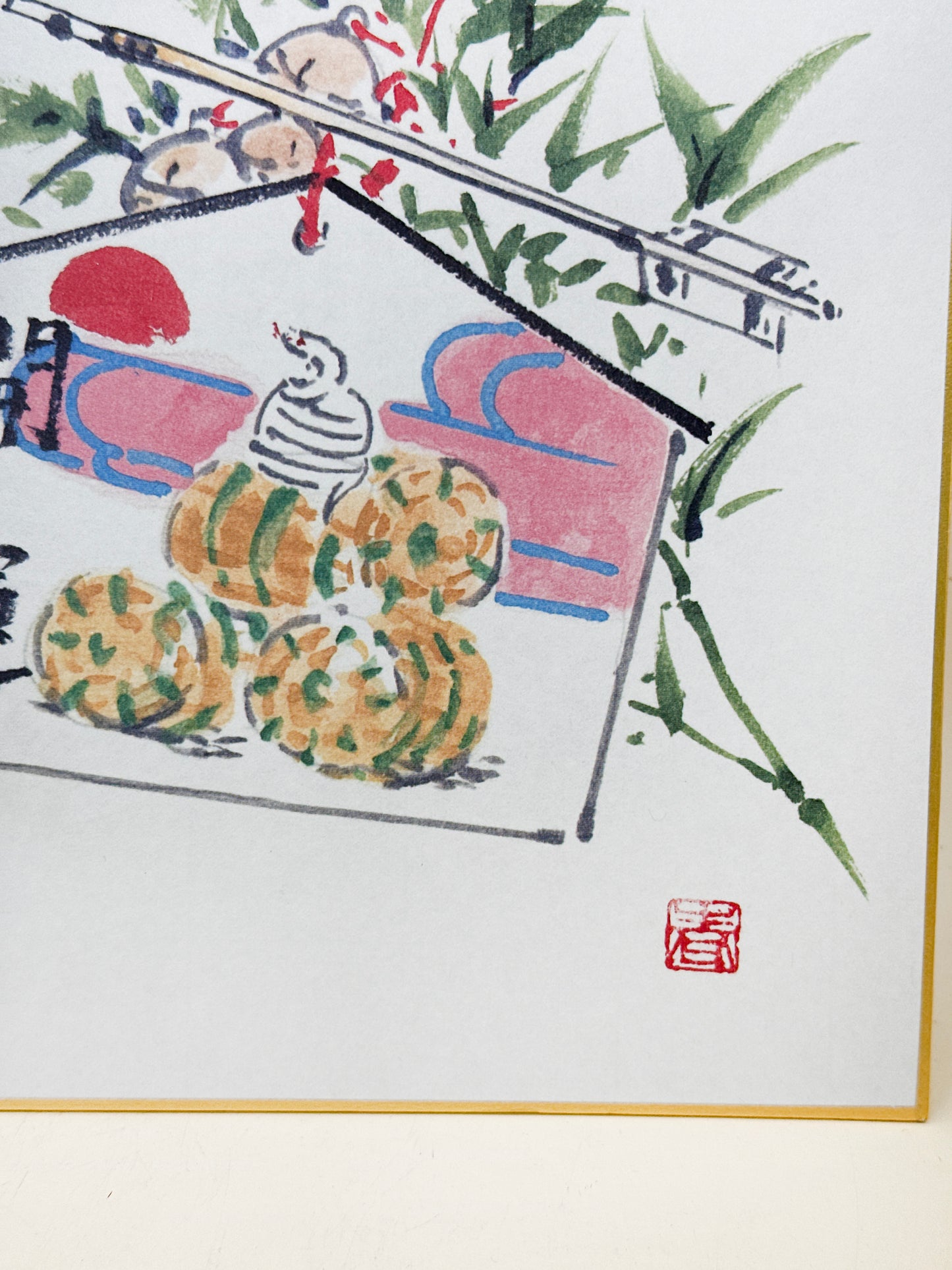 SHP283 - Shikishi print of Ueno Dōzen 上野道善