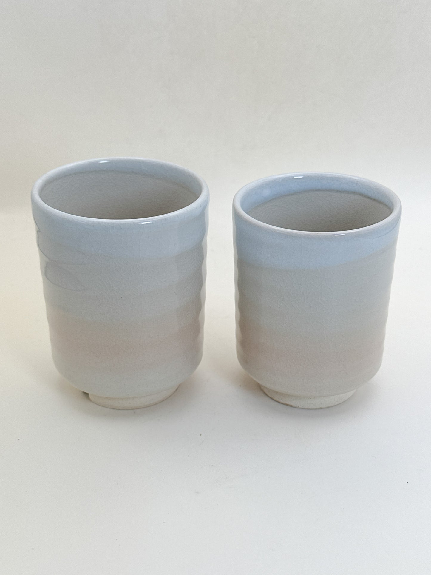 TB359 - Hagi-yaki yunomi tea cup set 萩焼