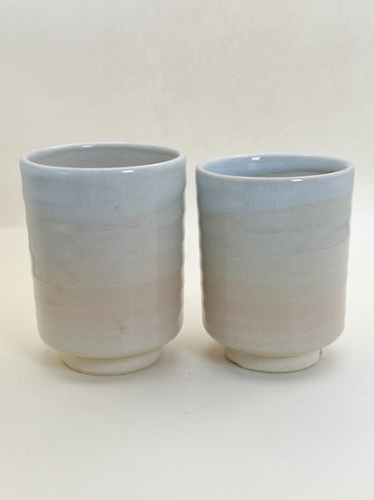 TB359 - Hagi-yaki yunomi tea cup set 萩焼