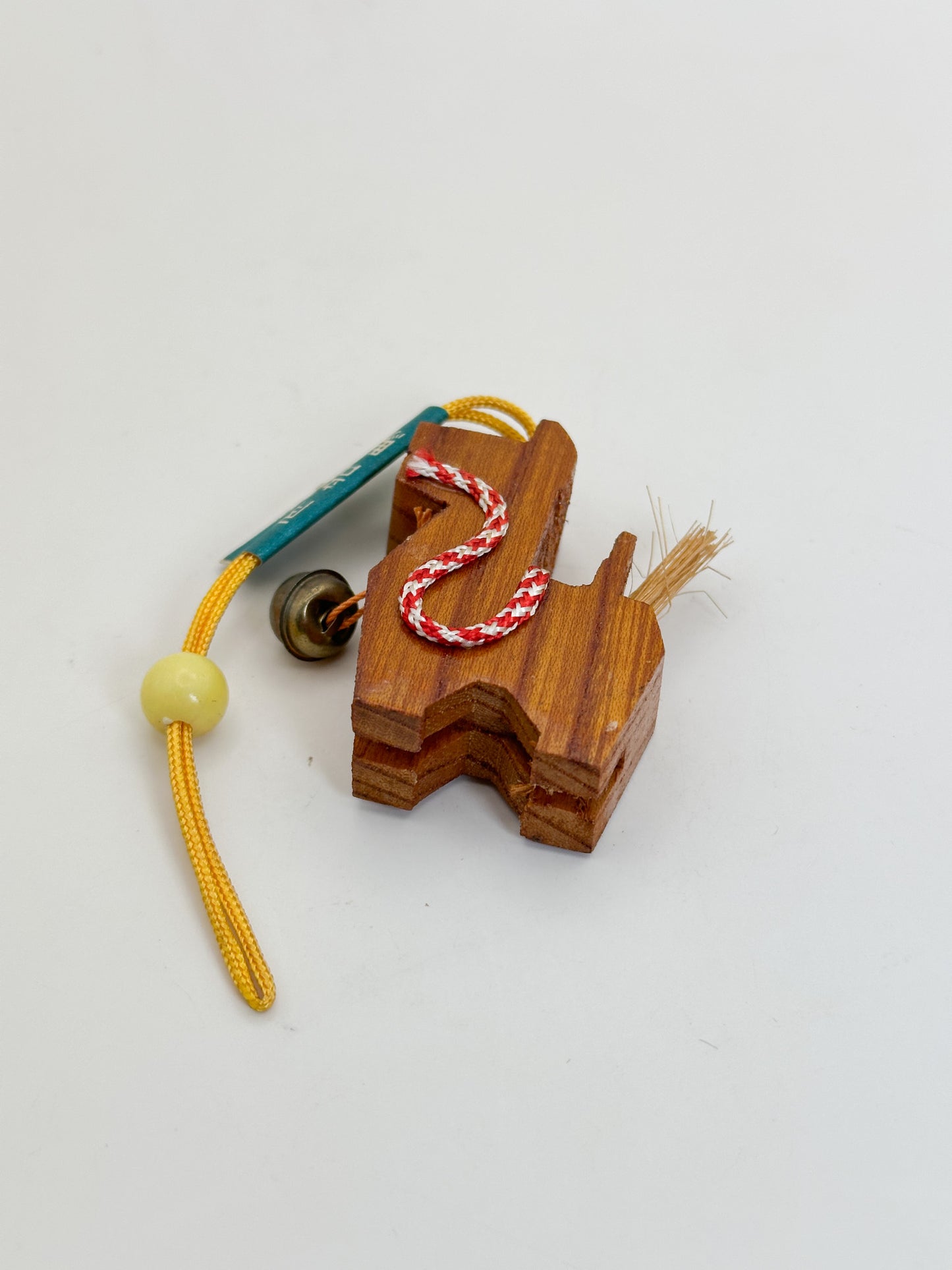 FT518 - Nambu-goma Wooden Keychain 南部駒