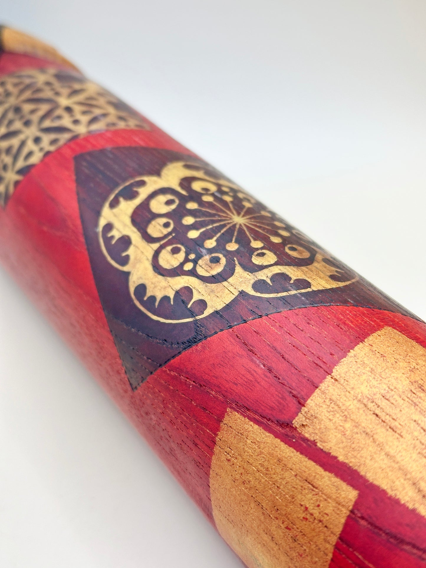 K25071 - Sosaku Light Kokeshi by Watanabe Yuji 渡辺雄二