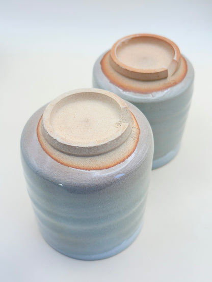 TB89 - Hagi-yaki Teacup Set - Shōgama Kiln 勝軍窯