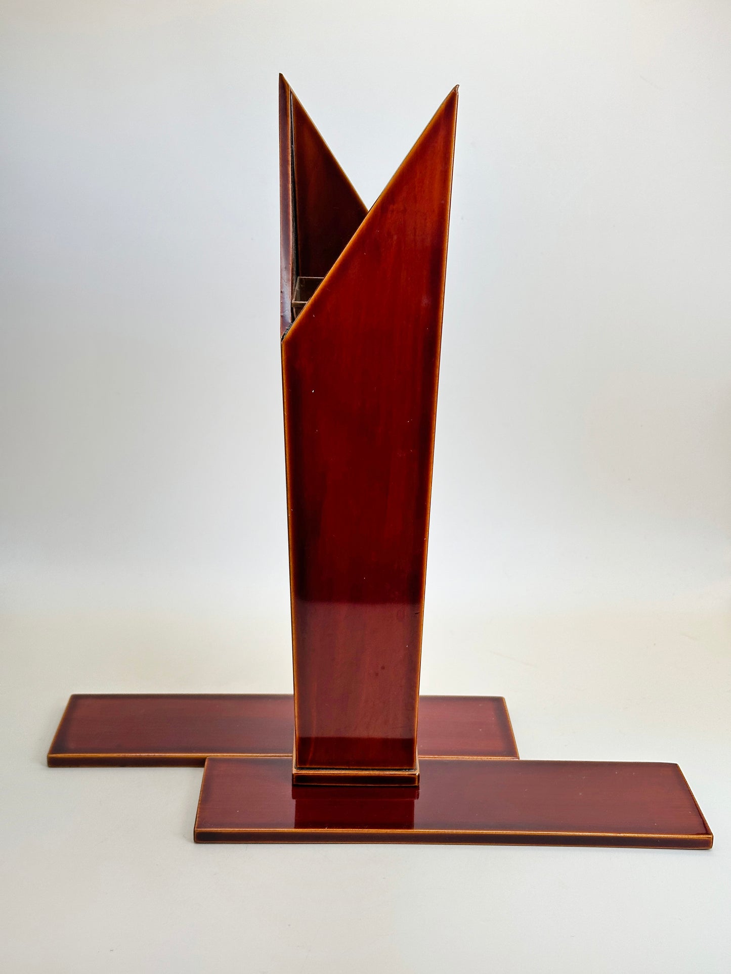 TB96 - Lacquerware Vase of Shunkei-nuri 春慶塗