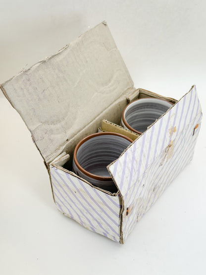 TB362 - Hakeme yunomi tea cups set 刷毛目