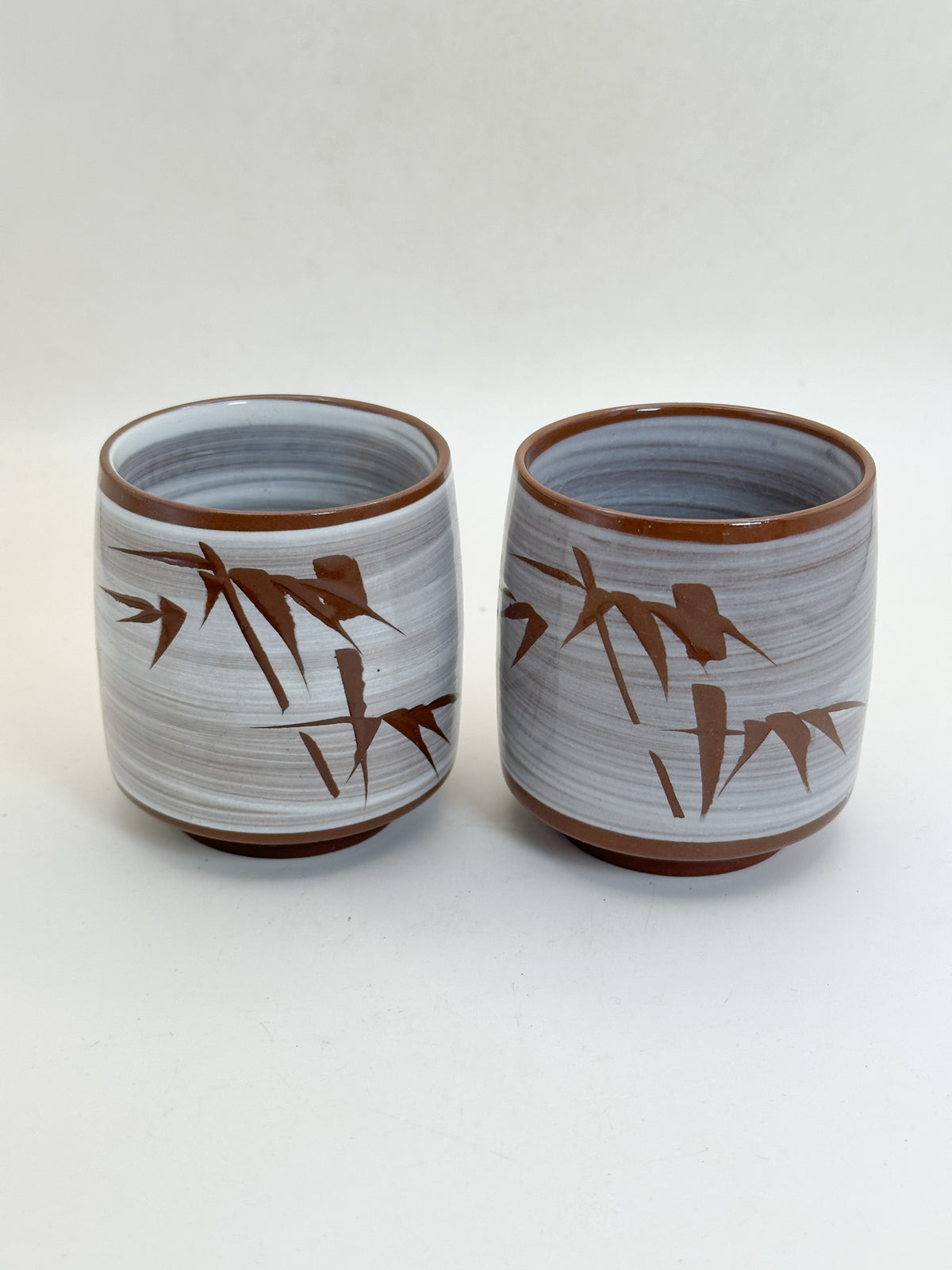 TB362 - Hakeme yunomi tea cups set 刷毛目