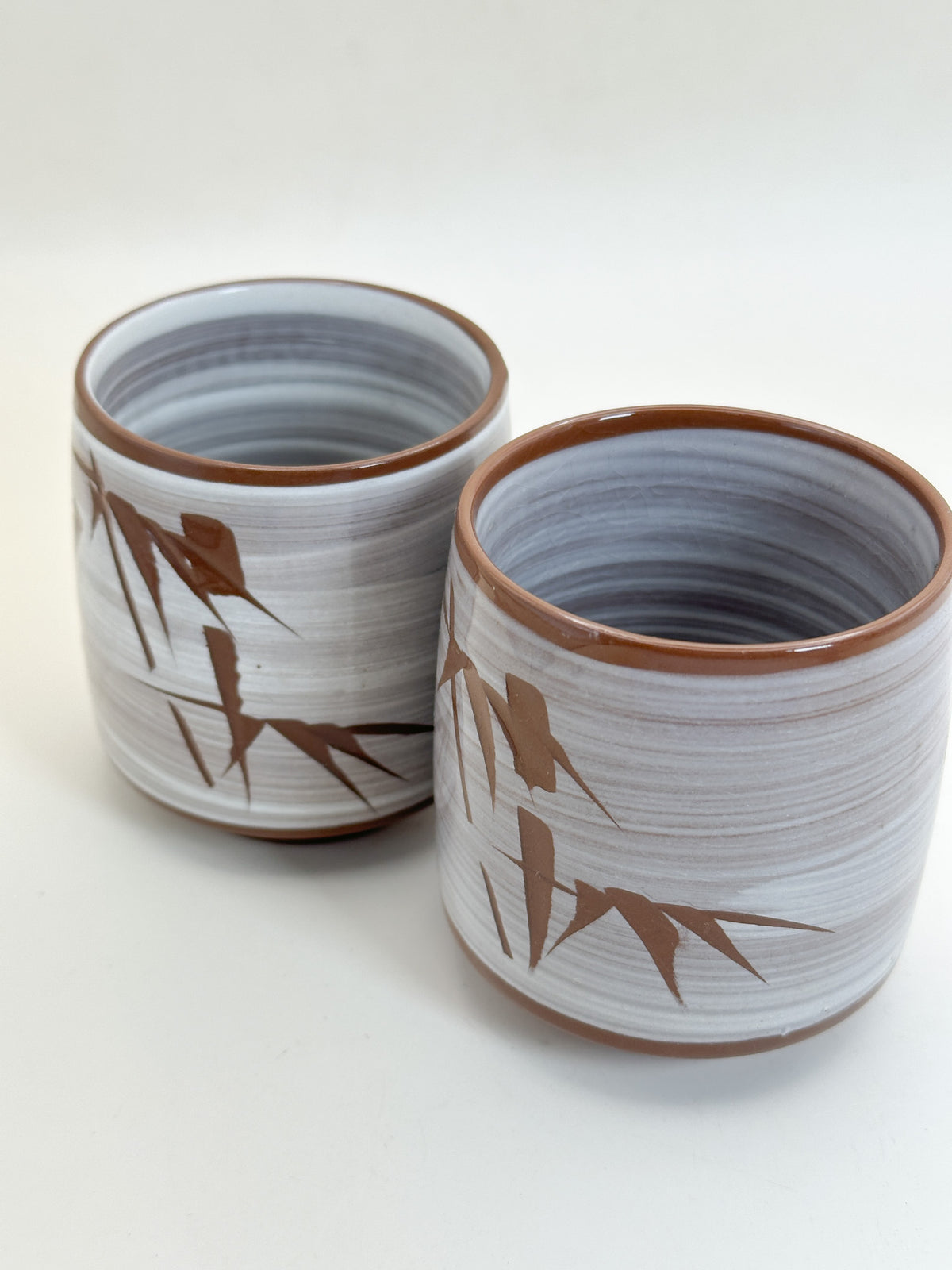 TB362 - Hakeme yunomi tea cups set 刷毛目