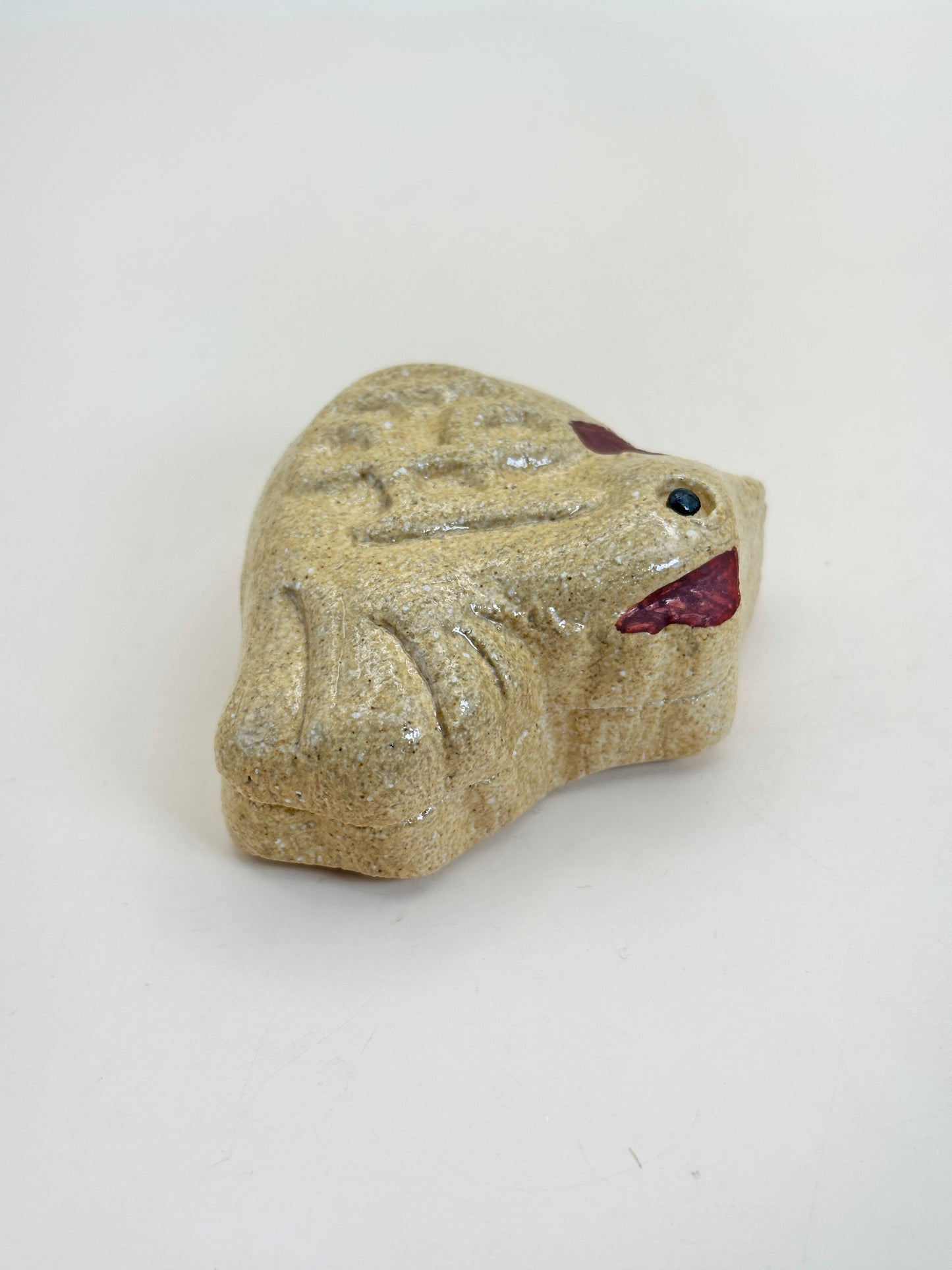 TB101 - Kutani-yaki Incense box by Takashi Kitamura 北村隆