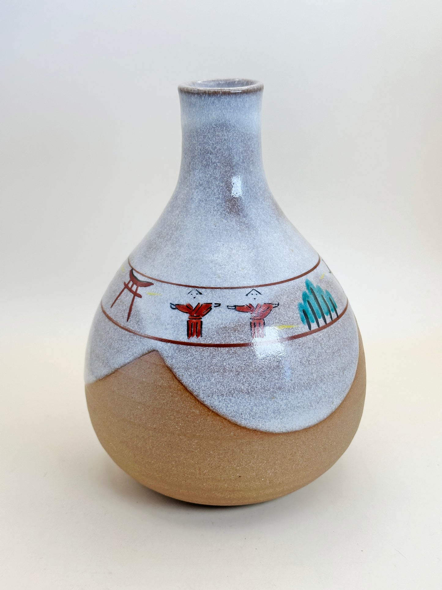 TB106 - Nara Vase of Akahada-yaki 赤膚焼