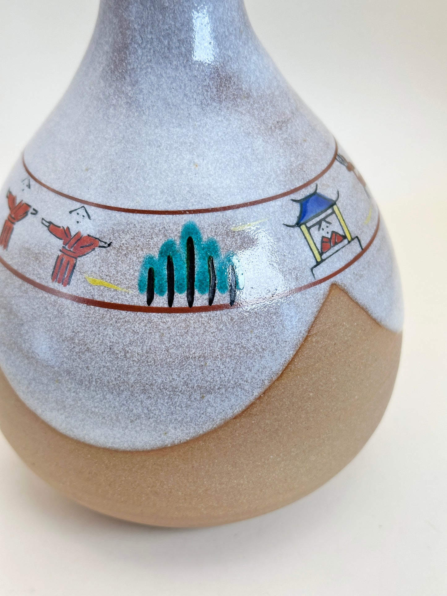 TB106 - Nara Vase of Akahada-yaki 赤膚焼