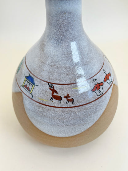 TB106 - Nara Vase of Akahada-yaki 赤膚焼