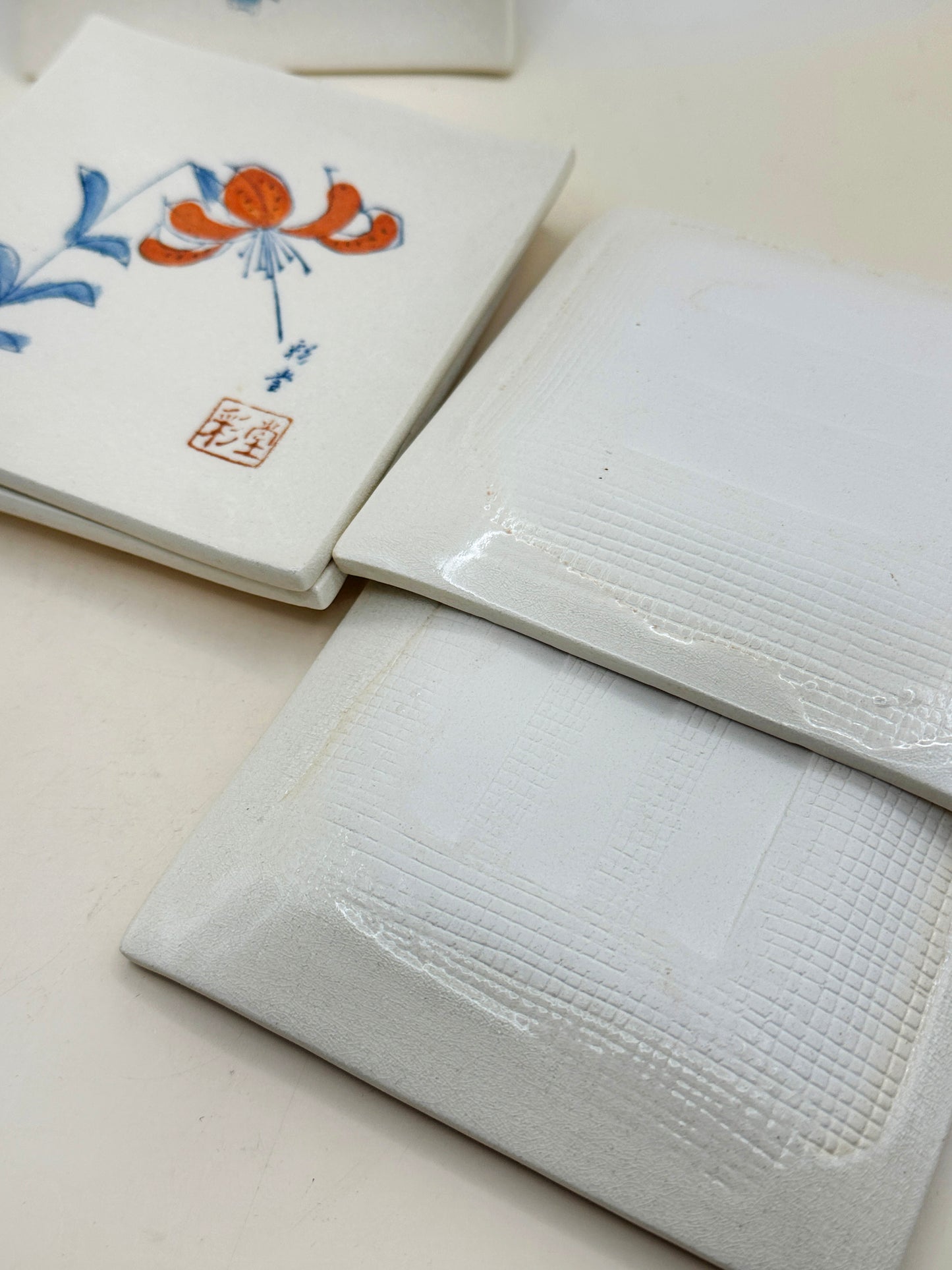 TB110 - Set of Akazu-yaki Small Plates 赤津焼