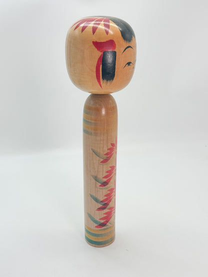 K35037 - Togatta Kokeshi by Kikuji Sato 佐藤菊治