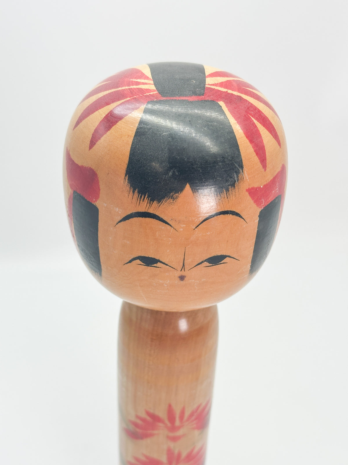K35037 - Togatta Kokeshi by Kikuji Sato 佐藤菊治