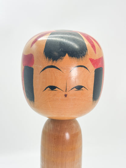 K35037 - Togatta Kokeshi by Kikuji Sato 佐藤菊治