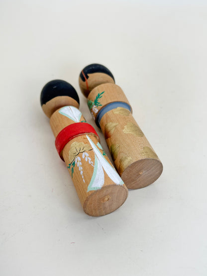 K10157 - Pair of Kokeshi Hina Ningyō 雛人形