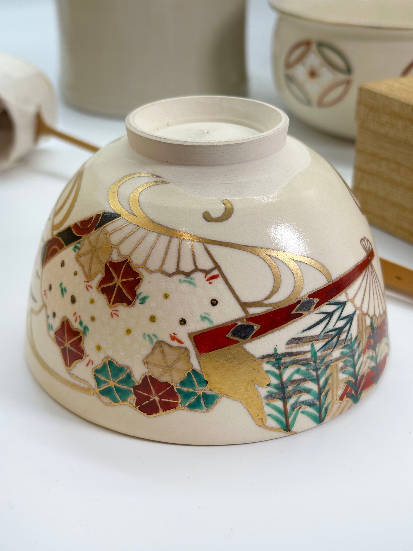 TC129 - Japanese Matcha Tea Ceremony Set – 茶箱 (Chabako) Complete Tea Utensil Set