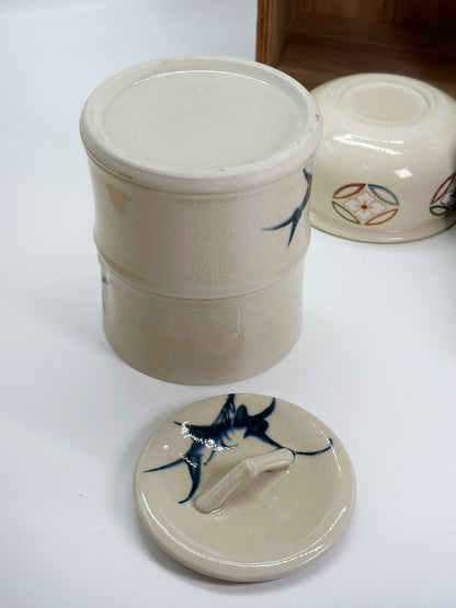 TC129 - Japanese Matcha Tea Ceremony Set – 茶箱 (Chabako) Complete Tea Utensil Set
