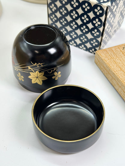 TC129 - Japanese Matcha Tea Ceremony Set – 茶箱 (Chabako) Complete Tea Utensil Set