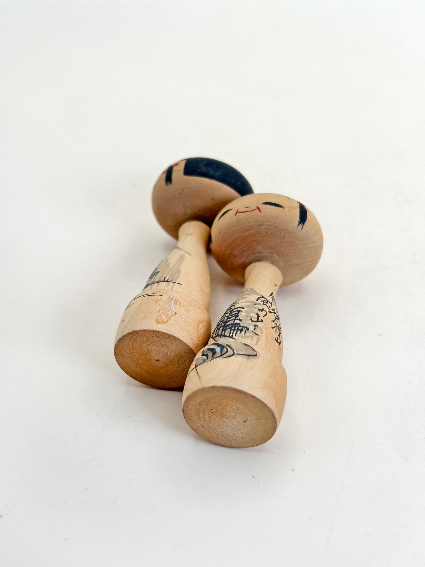 K05053 - Omiyage Kokeshi Pair from Aizu 会津