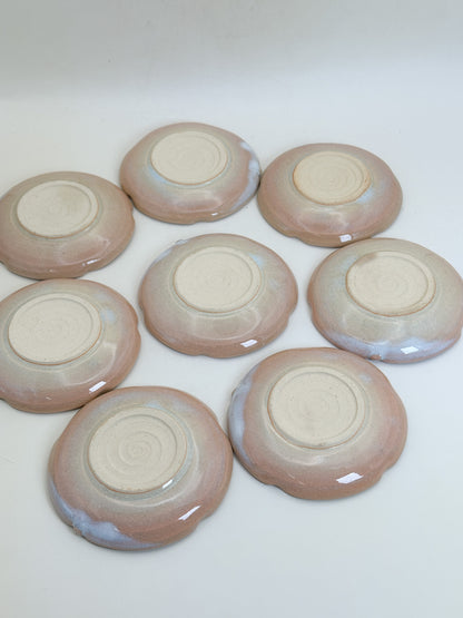 TB373 - Hagi-yaki plates by Tenpōzan 天鵬山