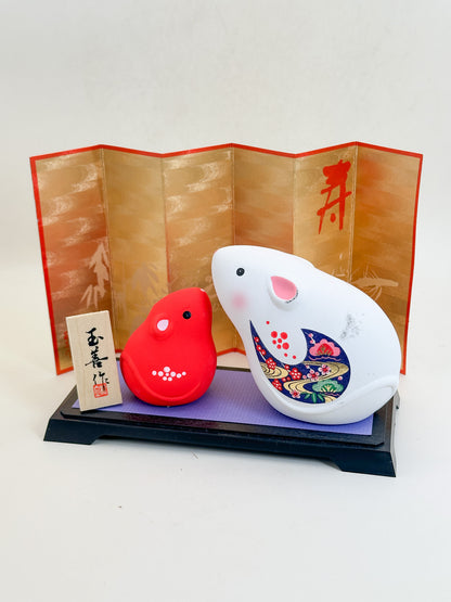 FT528 - Tamayoshi Rat Zodiac Figurine set 玉善
