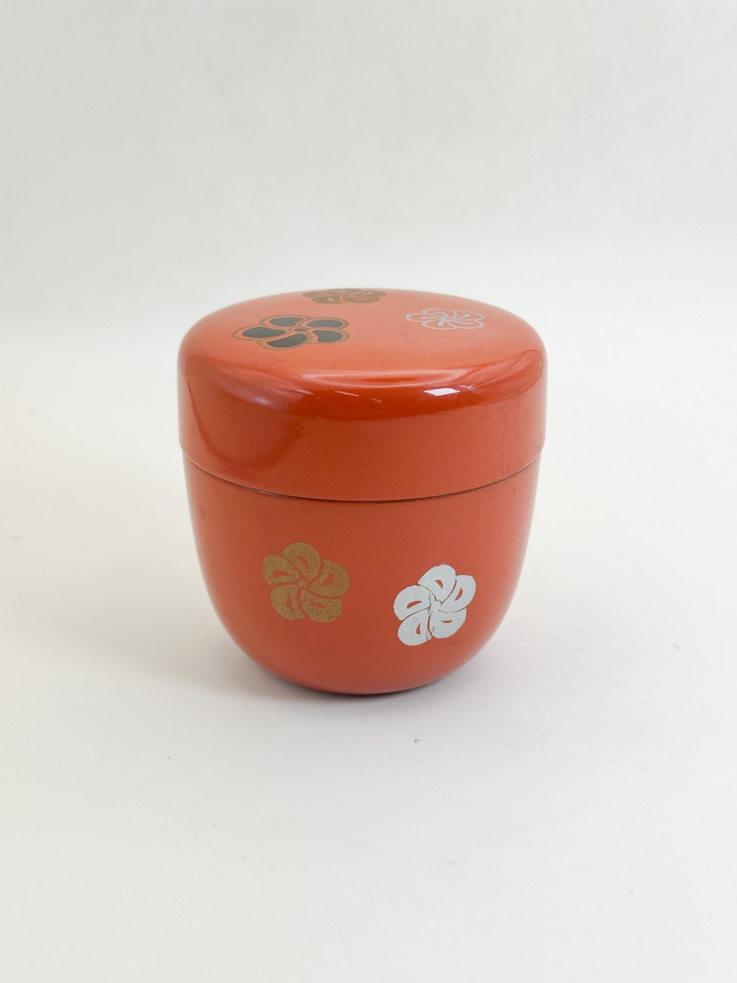 TC132 - Vintage Japanese Lacquerware Tea Caddy 茶入