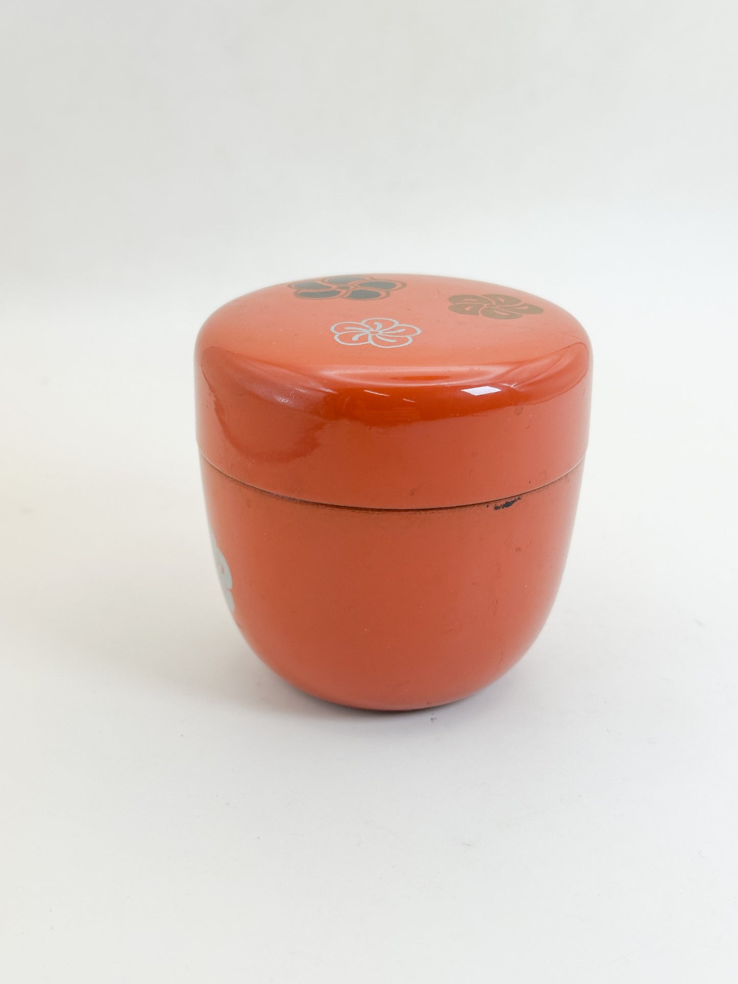TC132 - Vintage Japanese Lacquerware Tea Caddy 茶入