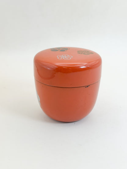 TC132 - Vintage Japanese Lacquerware Tea Caddy 茶入