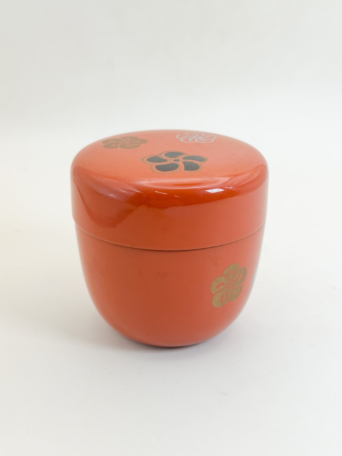 TC132 - Vintage Japanese Lacquerware Tea Caddy 茶入