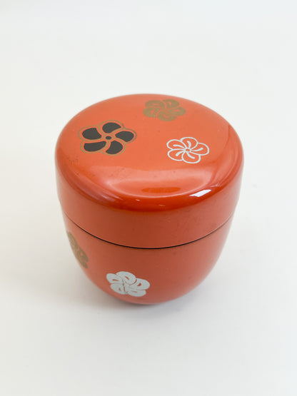 TC132 - Vintage Japanese Lacquerware Tea Caddy 茶入