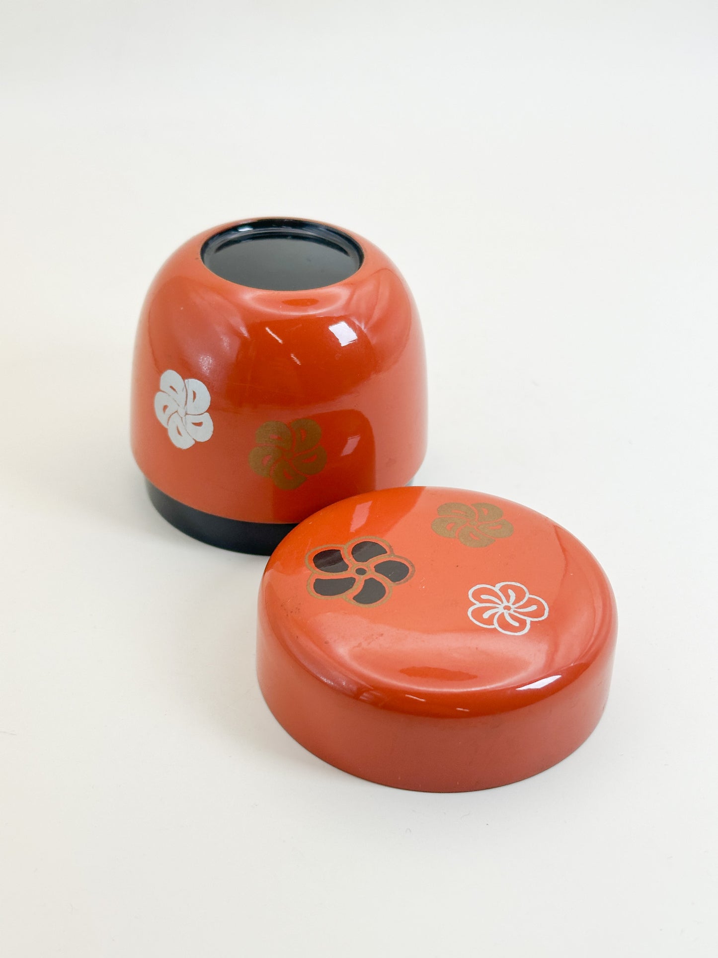TC132 - Vintage Japanese Lacquerware Tea Caddy 茶入
