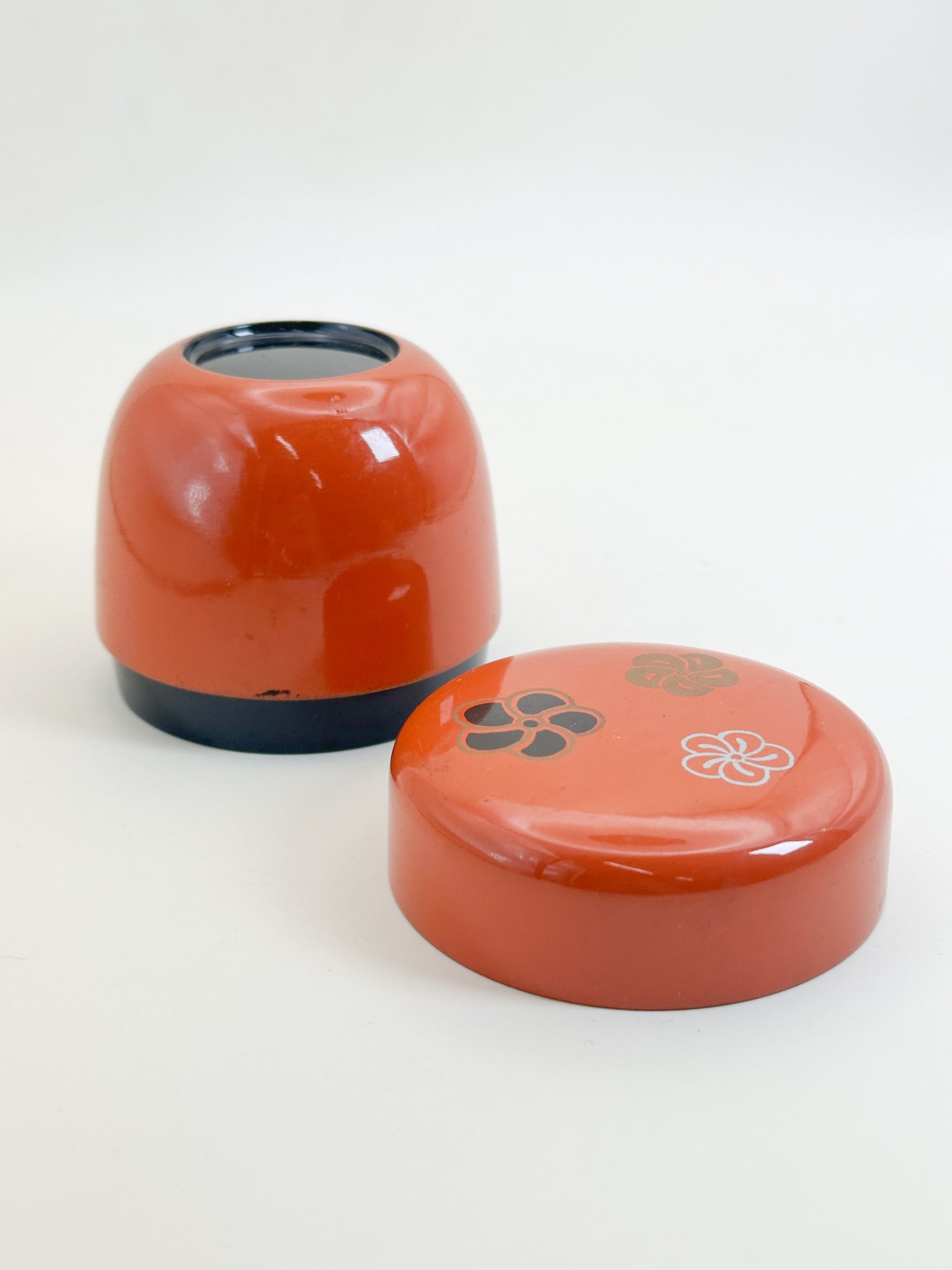 TC132 - Vintage Japanese Lacquerware Tea Caddy 茶入