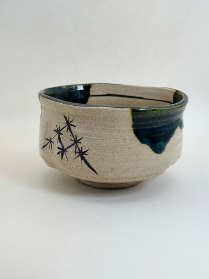 TC134 - Chawan Matcha Bowl of Oribe-yaki 織部焼