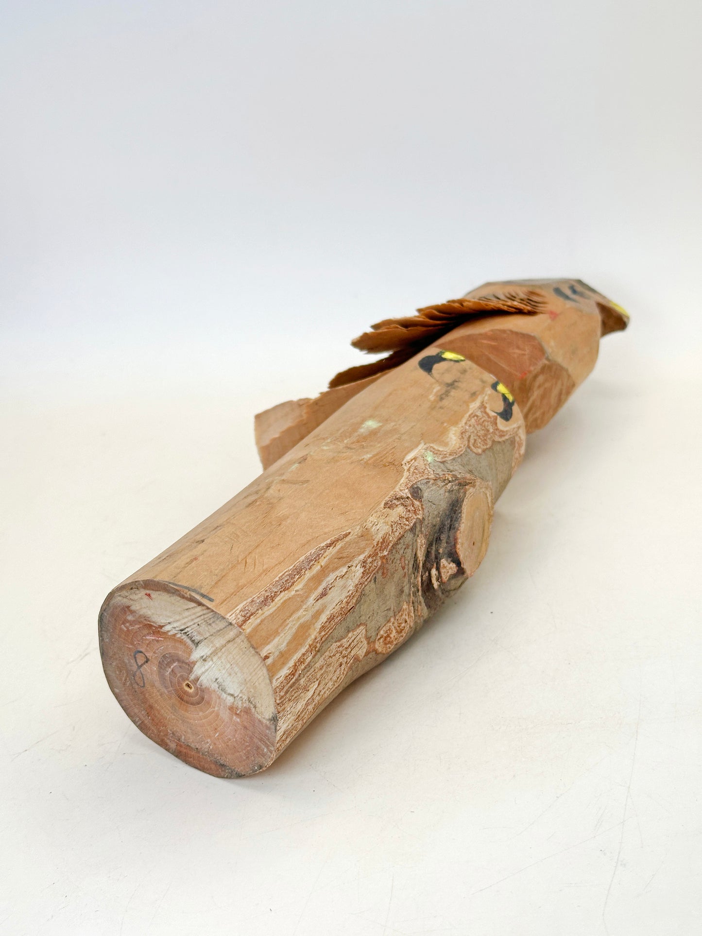 K25147 - Omiyage Sasano Ittōbori Hawk 笹野一刀彫 鷹