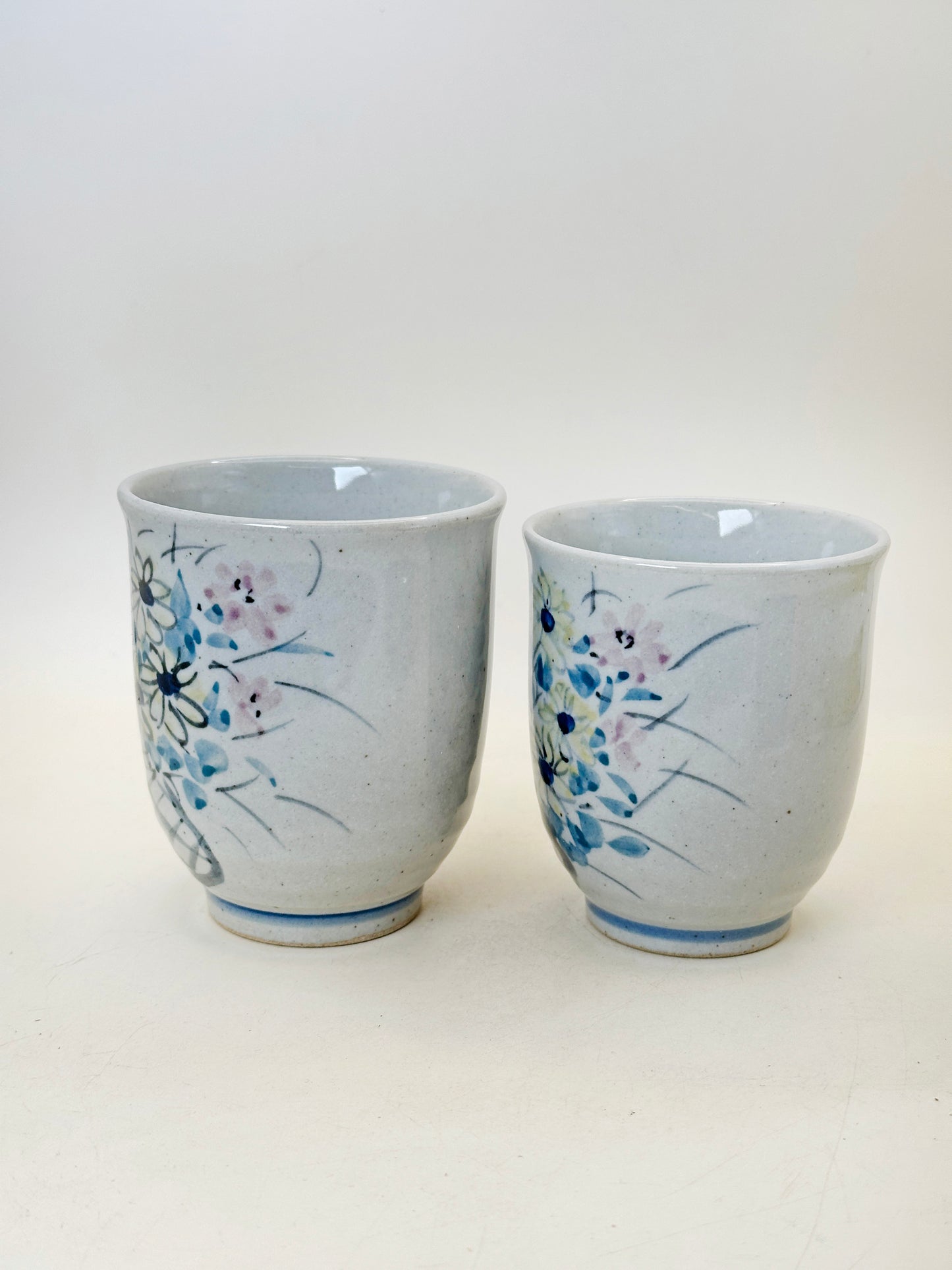 TB230 - Kutani-yaki yunomi tea cups 九谷焼