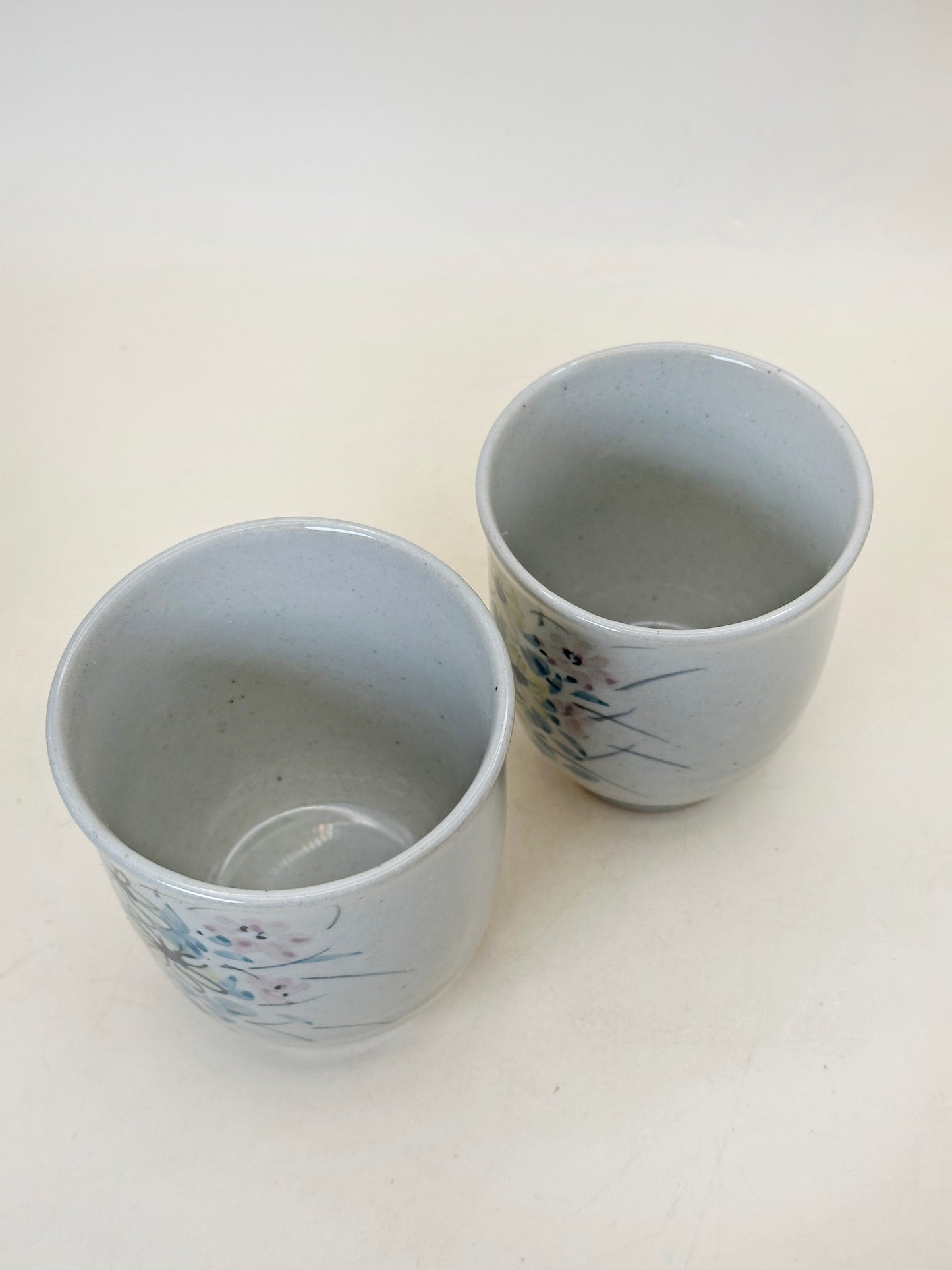 TB230 - Kutani-yaki yunomi tea cups 九谷焼