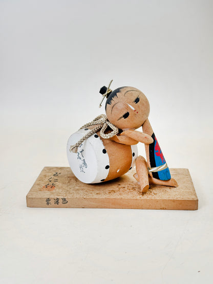 K10209 - Omiyage Kokeshi Doll by Gyokujin 玉仁