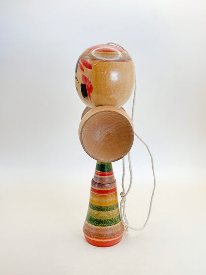 K20104 -  Folk Toy Kokeshi kendama ケン玉
