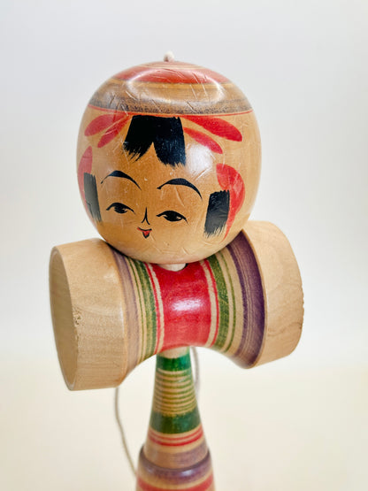 K20104 -  Folk Toy Kokeshi kendama ケン玉