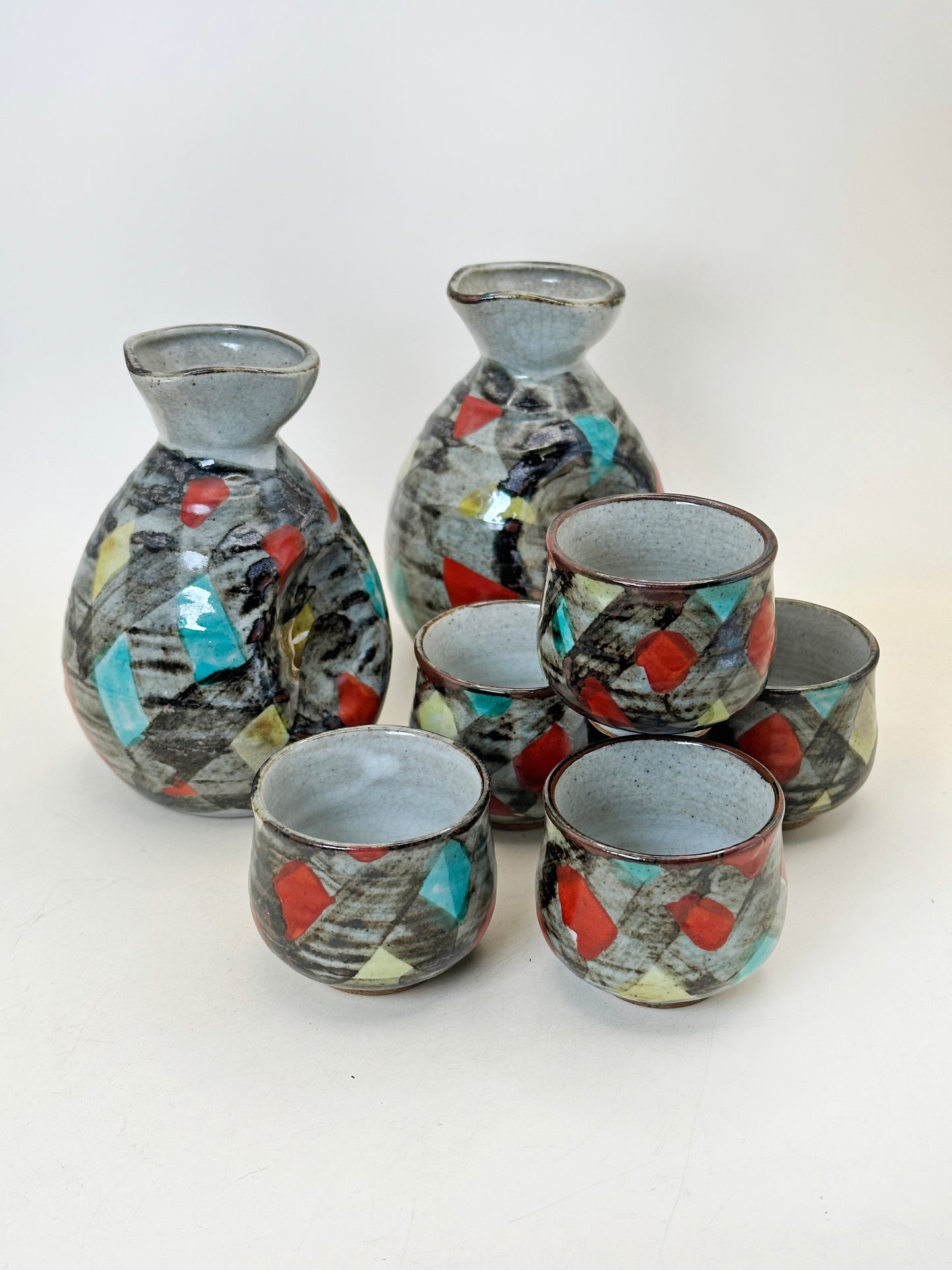 TB231 - Juego de sake Mino-yaki de Aitō 美濃焼