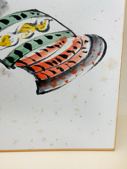 SHP195 - Shikishi artwork – Kabuto by Yōshō 洋昭